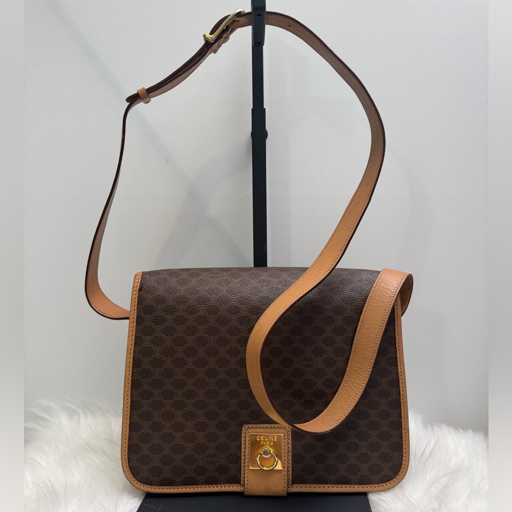 Celine Macadam Flap Crossbody